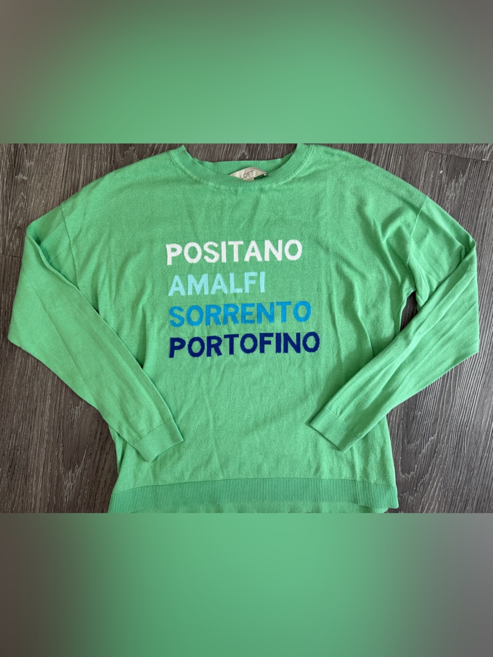 Loft Italian sweater like new size small